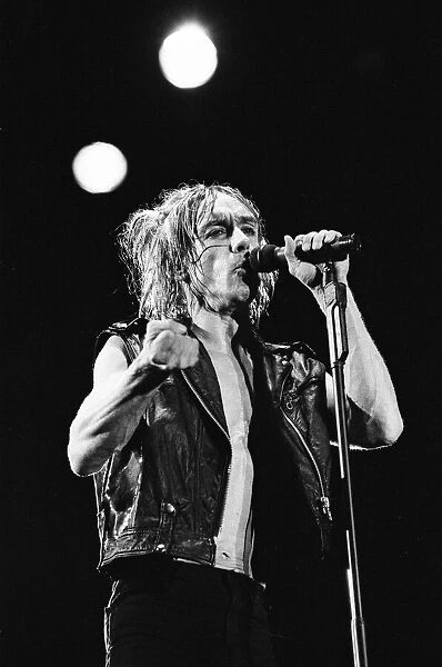 Iggy Pop (real name James Newell Osterberg Jr. ) appearing at The Reading Festival