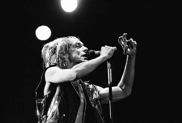 Iggy Pop (real name James Newell Osterberg Jr. ) appearing at The Reading Festival