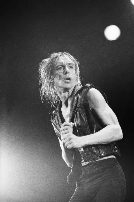 Framed Print : Iggy Pop (real name James Newell Osterberg Jr. ) appearing at The Reading Festival