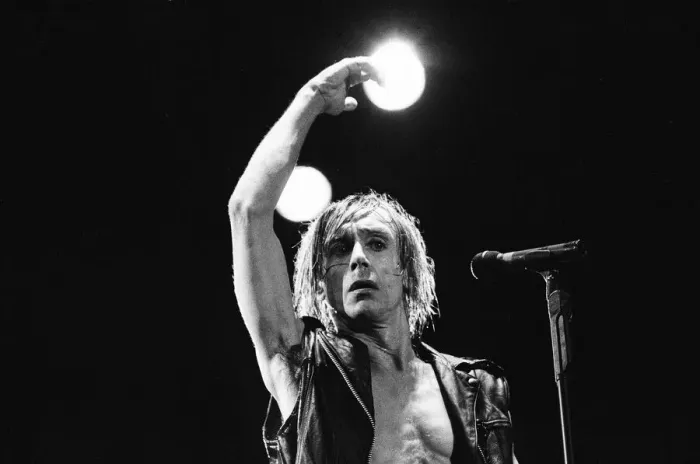 Framed Print : Iggy Pop (real name James Newell Osterberg Jr. ) appearing at The Reading Festival