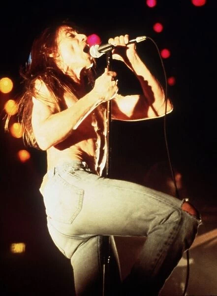 Iggy Pop singer on stage 1993