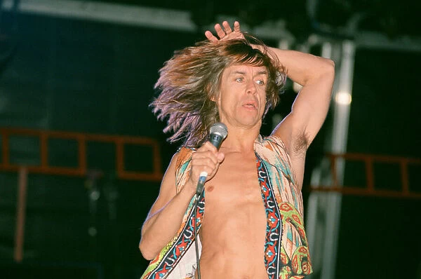 Iggy Pop (USA singer) performing at The Reading Rock Festival, Little Johns Farm