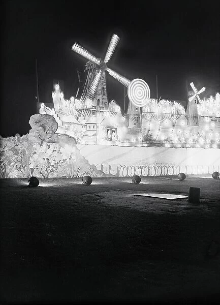 Illuminations at Morecombe Lancs 1950 'Windmill Land'