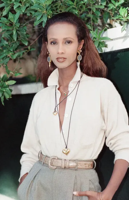 Framed Print : Iman, fashion model and actress, pictured in London, Wednesday 25th October 1989