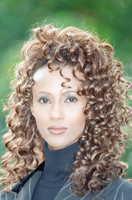 Framed Print : Iman, international model and actress in London to promote BBC2 special documentary Framed Print : Iman, international model and actress in London to promote BBC2 special documentary