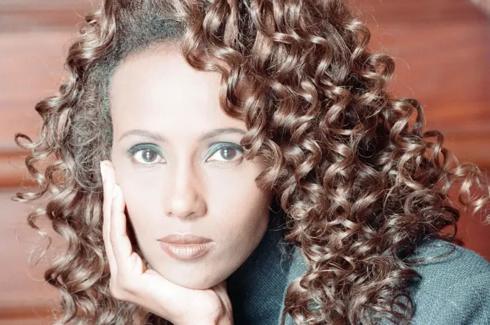 Framed Print : Iman, international model and actress in London to promote BBC2 special documentary Framed Print : Iman, international model and actress in London to promote BBC2 special documentary