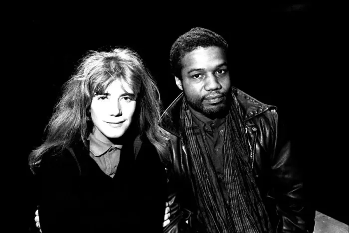 Framed Print : Imogen Stubbs with Hugh Quarshie, when they were at the Peoples Theatre