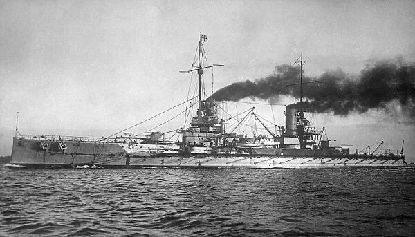 Imperial German Navy Battleship SMS Grosser Kurfurst circa 1918