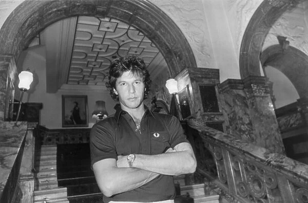 Imran Khan at a hotel in London. 13th August 1982