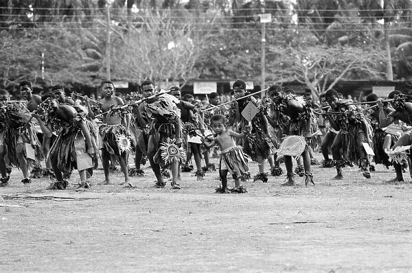 Independence day celebrations in Fiji. 10th October 1970