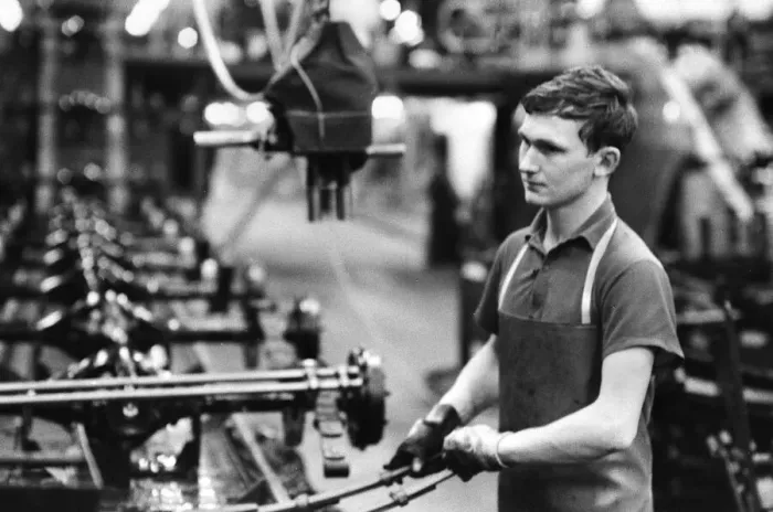Framed Print : Industrial feature on the city of Liverpool. Scenes inside the Ford factory Framed Print : Industrial feature on the city of Liverpool. Scenes inside the Ford factory