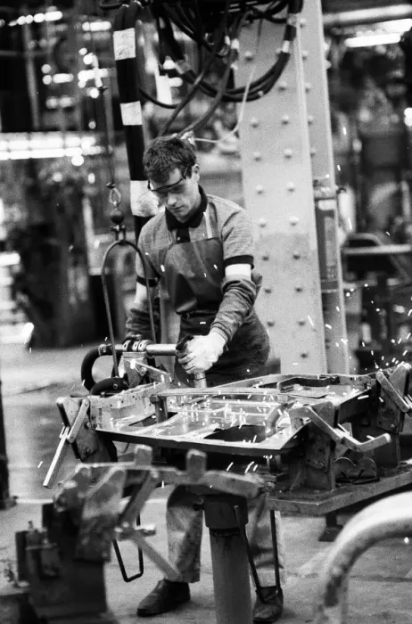 Framed Print : Industrial feature on the city of Liverpool. Scenes inside the Ford factory Framed Print : Industrial feature on the city of Liverpool. Scenes inside the Ford factory