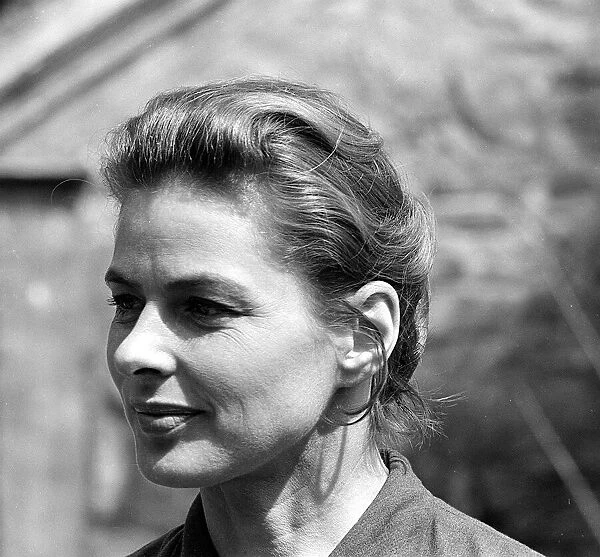 Ingrid Bergman May 1958 filming The Inn of Sixth Happiness'