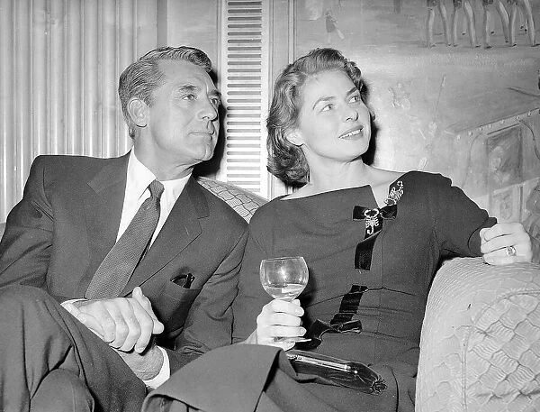 Ingrid Bergman November1957 London with Cary Grant