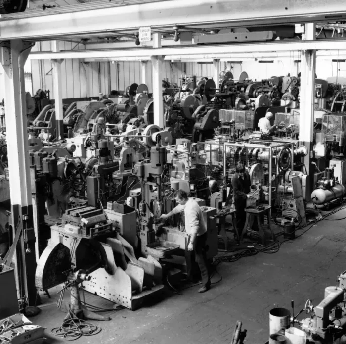 Framed Print : Inside the Aston premises of Parkes (Machine Tools) Ltd Framed Print : Inside the Aston premises of Parkes (Machine Tools) Ltd