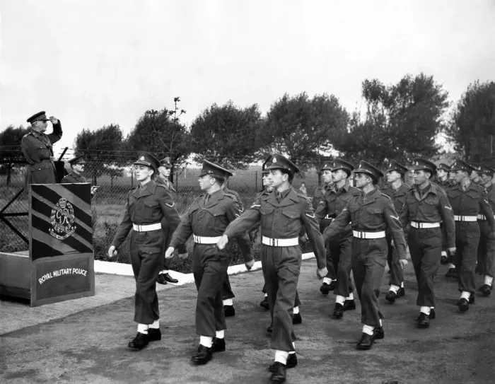 Framed Print : Inspection of Manchester Z reserves: The provost Marshal of the U. K, Brigadier L. F. E Framed Print : Inspection of Manchester Z reserves: The provost Marshal of the U. K, Brigadier L. F. E
