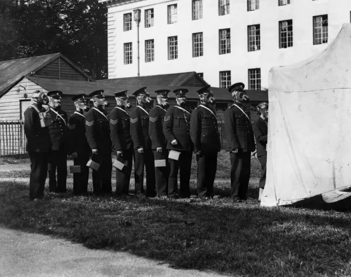 Framed Print : Inspector and sergeants of the Cardiff City police force seen here undertaking the local Framed Print : Inspector and sergeants of the Cardiff City police force seen here undertaking the local