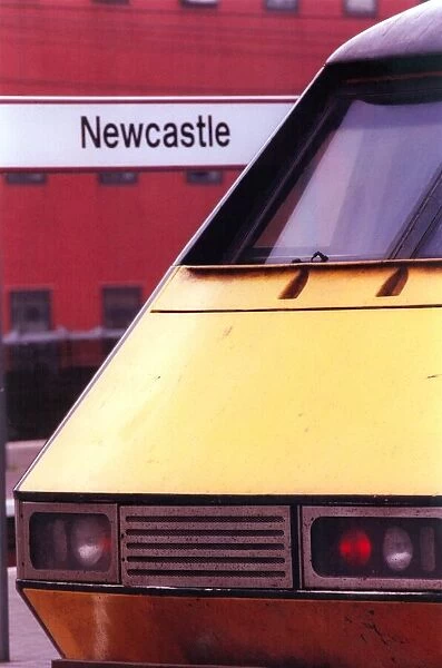 The Inter-City 225 standing at Newcastle Central Station on 29th July 1998