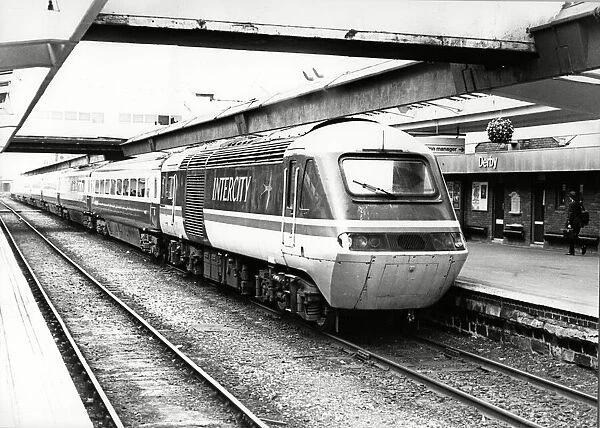 Intercity 125 Train at Derby Station 15th June 1989
