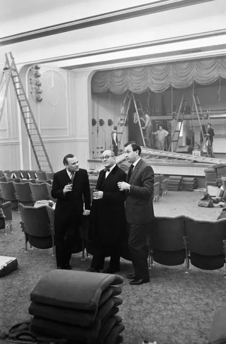 Framed Print : Interior view of The Prince Charles Cinema in Leicester Square during its construction