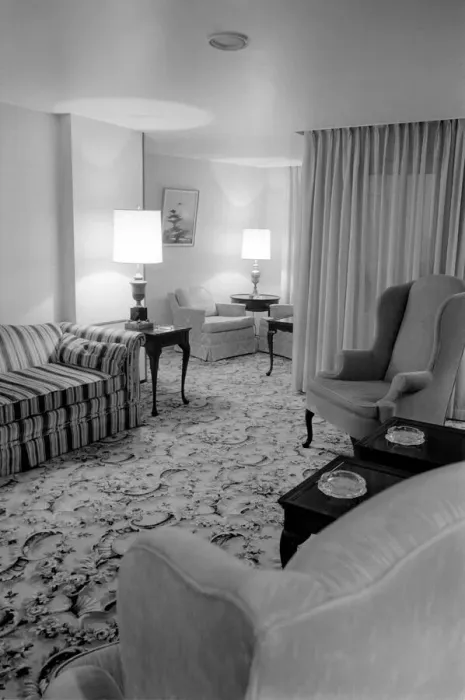Framed Print : Interior view showing one of the cabin living rooms aboard the luxury passenger liner QE2 Framed Print : Interior view showing one of the cabin living rooms aboard the luxury passenger liner QE2