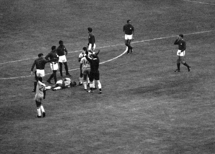 Framed Print : International Football July 1966 Brazil v Portugal World Cup 1966 Group Phase