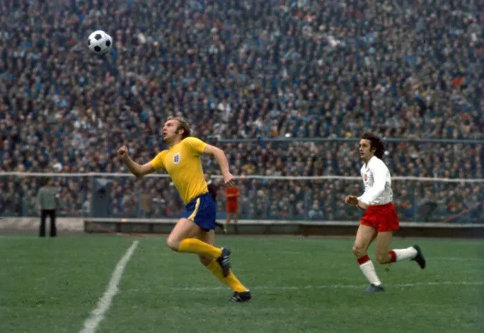 Framed Print : International Football World cup Qualifer Poland v England 0 in Chorzow June 1973 Framed Print : International Football World cup Qualifer Poland v England 0 in Chorzow June 1973