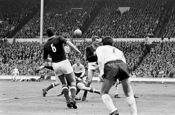 Framed Print : International Friendly football match at Wembley Stadium. England 1 v Hungary 0