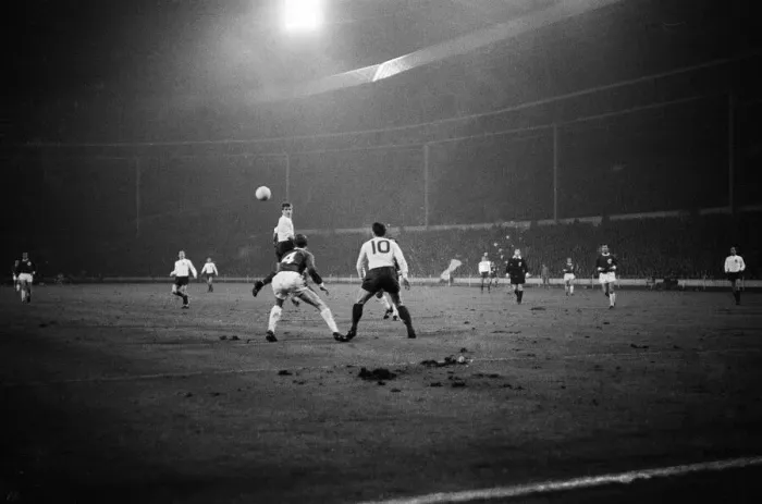 Framed Print : International Friendly match at Wembley Stadium. England 1 v West Germany 0 Framed Print : International Friendly match at Wembley Stadium. England 1 v West Germany 0