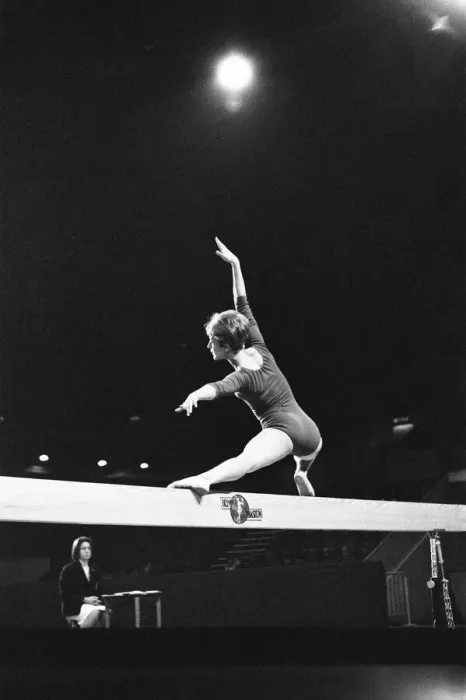 Framed Print : International Gymnastics at Wembley Arena, London, Saturday 2nd April 1966 Framed Print : International Gymnastics at Wembley Arena, London, Saturday 2nd April 1966