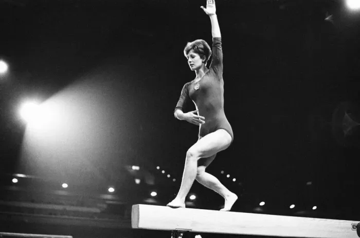Framed Print : International Gymnastics at Wembley Arena, London, Saturday 2nd April 1966