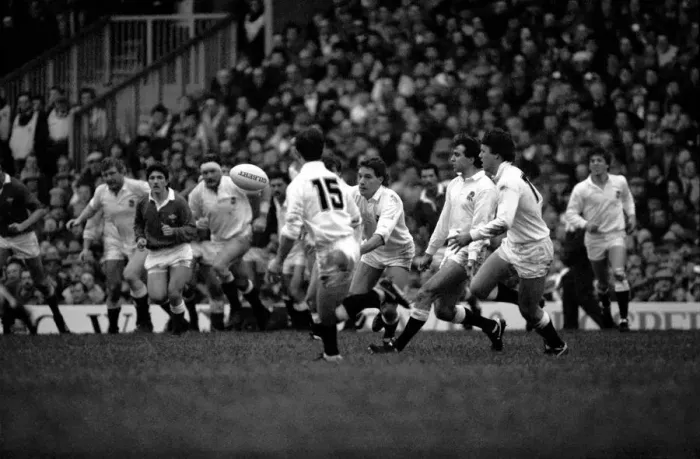 Framed Print : International Rugby Union. England v. Wales. January 1986 PR-04-145 Framed Print : International Rugby Union. England v. Wales. January 1986 PR-04-145