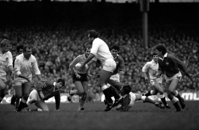 Framed Print : International Rugby Union. England v. Wales. January 1986 PR-04-042