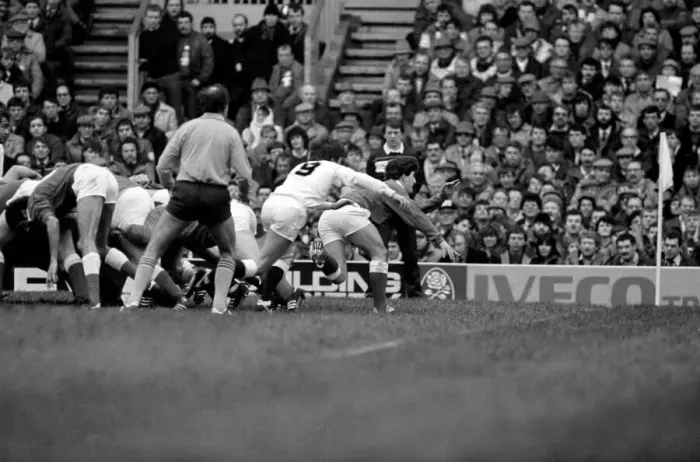 Framed Print : International Rugby Union. England v. Wales. January 1986 PR-04-088