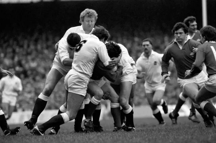 Framed Print : International Rugby Union. England v. Wales. January 1986 PR-04-073