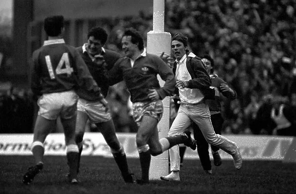 International Rugby Union. England v. Wales. January 1986 PR-04-116