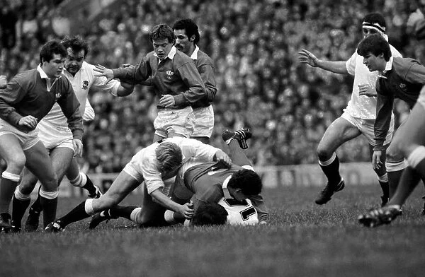 International Rugby Union. England v. Wales. January 1986 PR-04-091