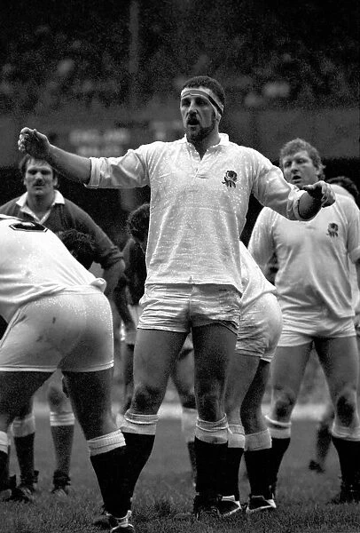 International Rugby Union. England v. Wales. January 1986 PR-04-098
