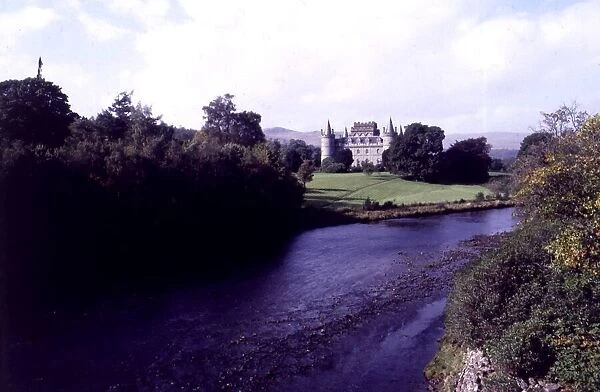 Inveraray Castle which is home to the Duke of Argyll and of the Campbell clan Scotland