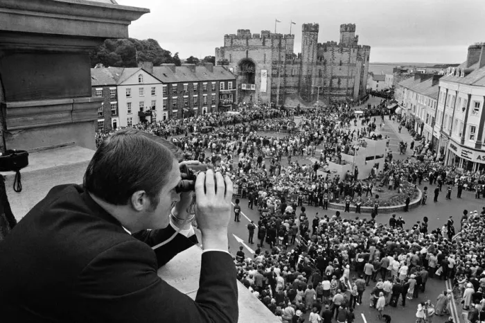 Framed Print : The Investiture of Prince Charles at Caernarfon Castle. Caernarfon, Wales. 1st July 1969 Framed Print : The Investiture of Prince Charles at Caernarfon Castle. Caernarfon, Wales. 1st July 1969