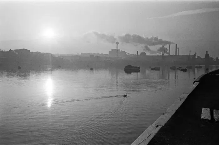 Framed Print : Ipswich docks, Suffolk. 7th Januray 1965 Framed Print : Ipswich docks, Suffolk. 7th Januray 1965