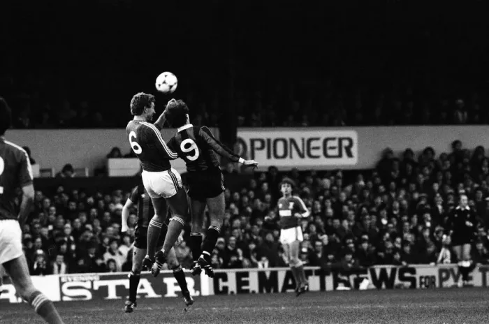 Framed Print : Ipswich Town v Manchester City league match at Portman Road November 1981 Framed Print : Ipswich Town v Manchester City league match at Portman Road November 1981