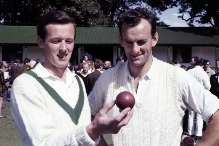 Framed Print : Ireland v West Indies Cricket July 1969 Irish Players celebrate after memorable