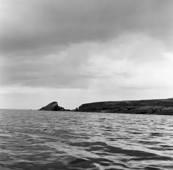 Framed Print : The Island of Swona in the Pentland Firth off the north coast of Scotland. 18th May 1957 Framed Print : The Island of Swona in the Pentland Firth off the north coast of Scotland. 18th May 1957