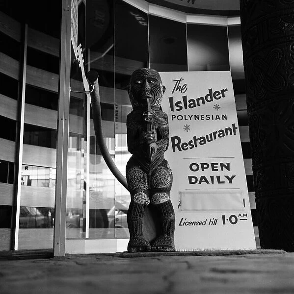 Islander Restaurant, Blackpool, Lancashire. 30th September 1965