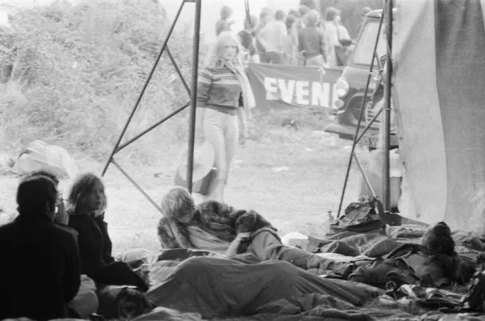 Framed Print : Isle of Wight Festival 1969, held on 29th to 31st August 1969 at the English town of