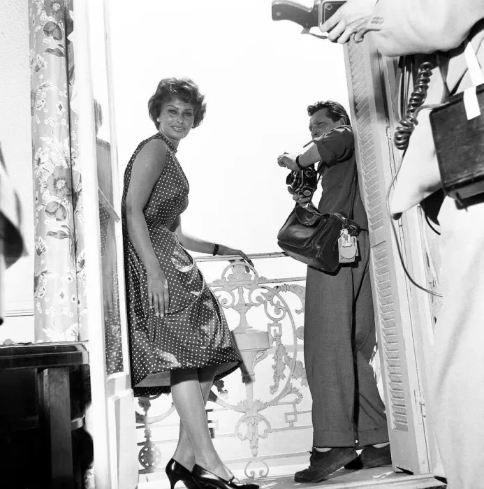 Framed Print : Italian actress Sophia Loren at Cannes film festival May 1958 Framed Print : Italian actress Sophia Loren at Cannes film festival May 1958
