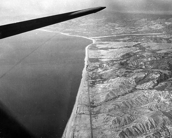 The Italian mainland from the air. Aerial pictures of the latest Allied invasion