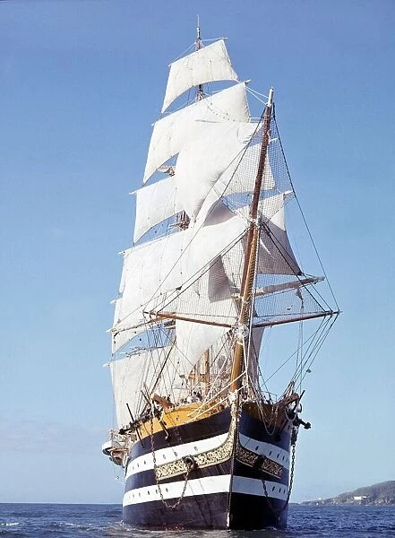 The Italian tall ship Amerigo Vespucci, used for training