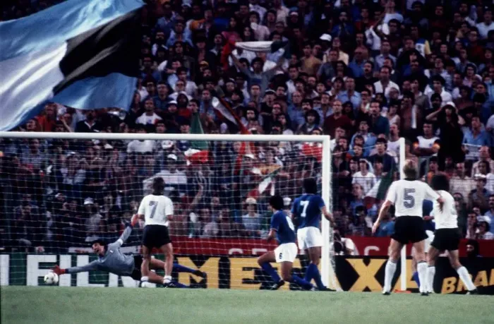 Framed Print : Italy 3 West Germany 1 World Cup 1982 football Final Paul Breitner 3 scores Framed Print : Italy 3 West Germany 1 World Cup 1982 football Final Paul Breitner 3 scores